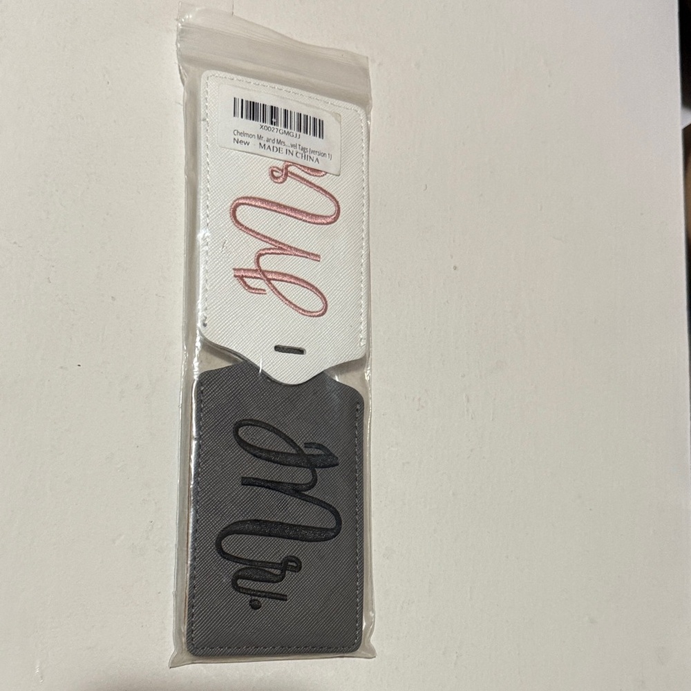 Mr. and Mrs. Luggage Tags